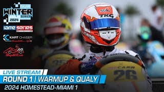 2024 SKUSA Winter Series Rd. 1 - Saturday Warmup & Qualifying