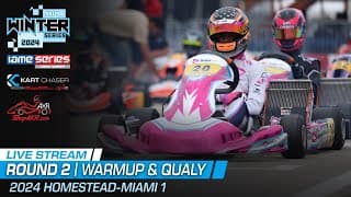 2024 SKUSA Winter Series Rd. 2 - Sunday Warmup & Qualifying