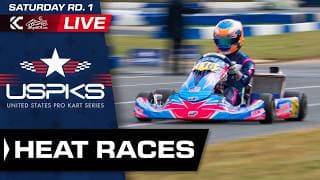 2026 United States Pro Kart Series Rd. 1 — Saturday Heat Races